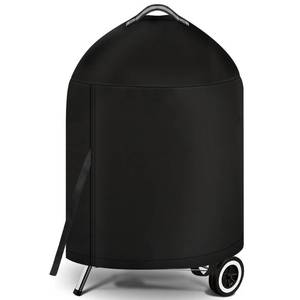 lot 12191 image: iCOVER Grill Cover for Weber 22 Inch Charcoal Kettle- Heavy Duty Waterproof BBQ Cover for Weber Char-Broil 22 Inch Charcoal Kettle Grills