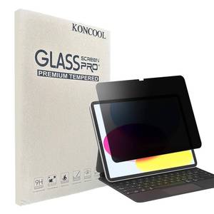 lot 12233 image: KONCOOL 1-Pack Privacy Screen Protector for Samsung Galaxy Tab S10 2024 S9 FE 10.9 S9 2023 S8 2022 S7 2020 11in, Tempered Glass Screen Film for Galaxy Tablet SM-X720X510X710X700T870in