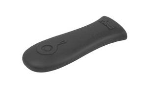 lot 12292 image: Lodge Silicone Hot Handle Holder - Dishwasher Safe Hot Handle Holder Designed for Lodge Cast Iron Skillets 9 Inches wKeyhole Handle - Reusable Heat Protection Up to 500° - Black