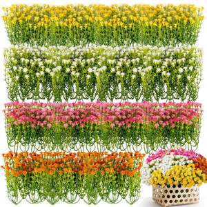 lot 12320 image: RAINFLOW Baby Breath Flowers Artificial Bulk - 100PCS Mini Flowers for Decoration Scrapbook Supplies Flower Garland Wedding Decorations for Reception Bouquet Accessories Home Decor Multicolor 3.74In