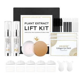 lot 12334 image: DONG RHYME Lash Lift Kit - Plant Extract Eyelash Lift Kit, Professional Salon Grade 2-in-1 Lash and Brow lamination kit, Precise Press Bottle Eyelash Perm Kit (Missing Piece)