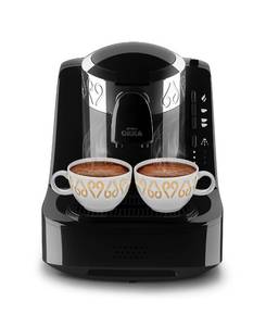 lot 13382 image: ARZUM Okka Automatic Turkish Coffee Machine, Maker, USA 120V, UL, Black and Silver