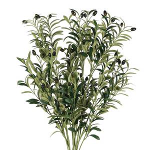 lot 14393 image: HomeKaren Olive Stems 3 Pcs 39 inch Artificial Olive Green Leaves Picks, Spring Branches Decor for Vase, Greenery Vase Filler Home Decoration Indoor