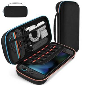 lot 14412 image: ivoler Carrying Case for Nintendo Switch 2 Model(2025), Portable Hard Shell Pouch Carrying Travel Game Bag for Nintendo Switch 2 Accessories Holds 12 Game Cartridge (Black)