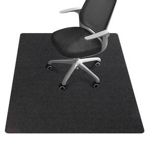 lot 17436 image: Riveroy Office Chair Mat - for Hardwood Floors, Large Non-Slip Easy-Clean Floor Protection Blanket (Black, �48 x 36in�).