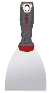 lot 18235 image: Warner 4 ProGrip Stiff Broad Knife, Stainless Steel with Hammer Cap, 90667in
