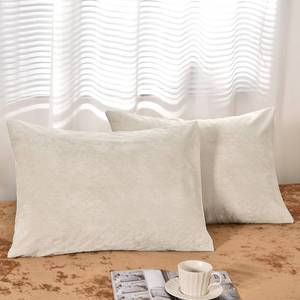 lot 18261 image: PHF Truly Velvet Pillowcases King Size, No Insert, 2 Pack Ultra Soft Breathable Pillow Shams Covers with Envelope Closure, 20 X 36in Luxury Cozy Warm Fuzzy Flannel, Sandin