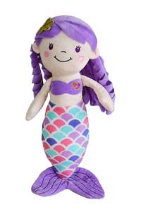 lot 18287 image: illuOKey Mermaid Doll for Girls, Mermaid Princess Plush, Soft and Snuggly Plush Animal, Lovely Bright Colors, Perfect for Nap Time, Sleep, Travel, Play Time, Birthday Present, 16 Inches