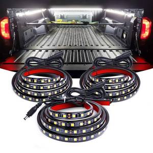 lot 18288 image: Nilight 3PCS 60 Inch Bed Light Strip 270 LED with OnOff Switch Blade Fuse Splitter Extension Cable for Cargo Pickup Truck SUV RV Boat