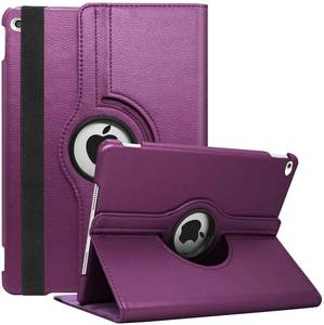 lot 18291 image: Rotating Case for iPad 9.7 Inch 2018 2017  iPad Air 2 Case - 360 Degree Rotating Stand Protective Cover with Auto Sleep Wake for iPad 9.7 inch (6th Gen, 5th Gen)  iPad Air 2 iPad Air (Purple)