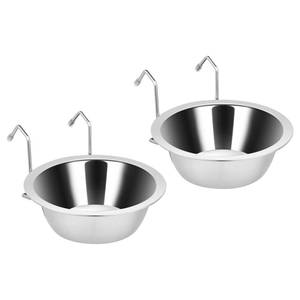 lot 18332 image: Fri4Free 2PCS Kennel Water Bowl Hanging,Stainless Steel Puppy Bowls for Small Dog Cage,Kennel, Crate, Catio Accessories,Dog Crate Water Bowl Dish Feeder Food Holder No Spill(8oz1cup)