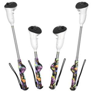 lot 18377 image: Telescopic Gorilla Tag Long Arms for Meta Quest 3S  3 Controllers Accessories VR Extension Handle for Animal Company � Max Reach, Secure Snap-Lock, Ergonomic Attachments (Quest 33S)