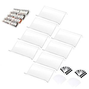 lot 18381 image: Vertexly Acrylic Seasonings Spice Rack,Acrylic Spice Drawer Organizer,4 Tier,for DrawerCountertop,Organize and Display Your Spices,and Seasonings(Jars not included)