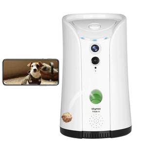 lot 18399 image: SKYMEE Petalk AI Dog Camera Automatic Treat Dispenser, 5Gand2.4G WiFi HD Pet Camera, Remote Treat Tossing