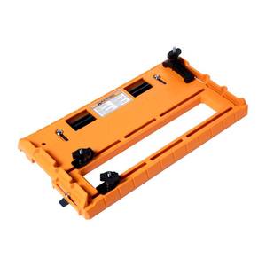 lot 19730 image: POWERTEC Universal Circular Saw Track Plate Compatible with Most Track Saw Guide Rails and Straight Edge Clamps, Tool-Free Mounting System, Adjustable Fence for Fast and Accurate Cuts (71993)