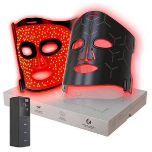 lot 19744 image: Infrared Red Light Therapy Mask High Energy Skincare Device for Glowing Skin � Ultra-Thin 1.8mm 4.6oz, 830nm 633nm 590nm, Cordless Red Light Therapy for Face Luxury Gift - Generation II Updated