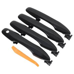 lot 19755 image: MOTOKU Front and Rear Exterior Door Handle Black for Toyota Camry 2018-2024 Corolla 2020-2022 Avalon 2019-2022(3 PACK) (Missing Drivers side)
