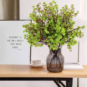 lot 19768 image: Hananona 10 Pcs Babys Breath Green Flowers Artificial Gypsophila Flowers St. Patrickfts Day Fake Silk Flowers for Home Decor Spring Floral Arrangement Table Centerpieces