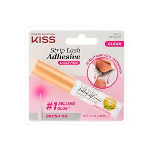 lot 20129 image: KISS Lash Adhesive, Lash Glue, 24hr Strip Eyelash Adhesive, Clear, Includes Lash Adhesive, Long Lasting Wear, Can Be Used with Strip Lashes and Lash Clusters (No Glue Included)