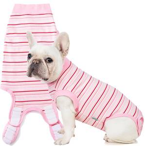 lot 20157 image: Sebdtico Recovery Suit for Dogs,Dog Surgery Suit Female Spay,Soft Dog Onesie for Surgery Female,Dog Cone Alternative Surgical Recovery Suit Female,Abdominal Wounds Licking Anti Suit for Dogs