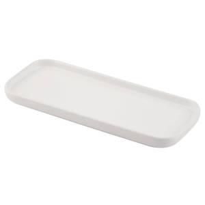 lot 20172 image: VanEnjoy Ceramic Tray for Kitchen Counter, White Vanity Tray for Bathroom Counter, Long Narrow Tray for Soap Bottles