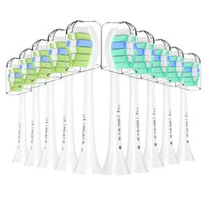 lot 20188 image: Replacement Toothbrush Heads Compatible with Philips Sonicare Electric Toothbrushes, Electric Brush Head Refills Fit for Philips Sonic Care snap-on Handles, 10Pack