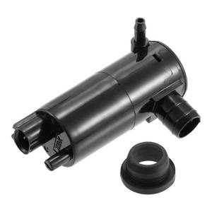 lot 20215 image: ACROPIX Windshield Washer Motor Pump with Grommet for Nissan Altima Rogue Maxima NV200 Versa - Pack of 1 Black