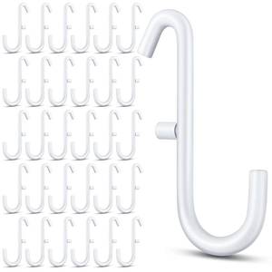 lot 20226 image: MorningRo 30 Pcs White Pegboard Hooks Pegboard Accessories Metal Storage Tool Keys Jewelry Utensils Hanging Organizer Compatible with IKEA Skadis for Home Office Indoor Supply