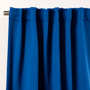 lot 19765 image: Blue Curtains Window Cover (120�x60�)