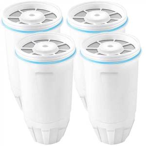 lot 1417 image: Water Filters Replacement for Z-ero Water Pitchers and Dispenser, 0 TDS Premium Filtration, Reduce LeadChromiumPFOAPFOS - Improve Tap Water Taste (Pack of 3 by TOMOON)