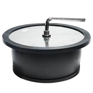 lot 1418 image: BOPOREAE Expandable Mechanical Seal Cleanout Pipe Plug-Rubber Expansion Scupper Plugs & Removable Stainless Steel Allen Wrench Handle, 6-12 to 7-116 In Sewer Cap Cover, Winterizing Pool Boat Plugs