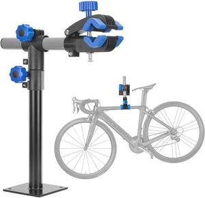 lot 1455 image: ROCKBROS Bike Repair Stand Wall Workbench Mount Rack Workstand Clamp Height Adjustable Home Bicycle Maintenance Rack for Road Mountain Bikes