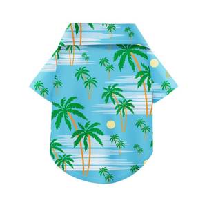 lot 2227 image: Hawaiian Dog Shirt �� Lightweight and Breathable Summer T-Shirt with Tropical Prints, Fun Beach Outfit for Small, Medium, and Large Dogs, Perfect for Hot Days and Outdoor Vacation.Tree 3XL