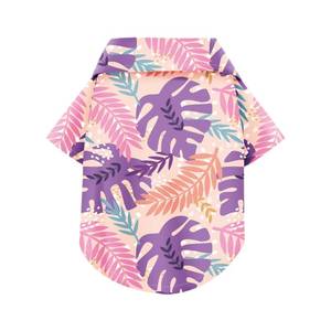 lot 2230 image: Hawaiian Dog Shirt �� Lightweight and Breathable Summer T-Shirt with Tropical Prints, Fun Beach Outfit for Small, Medium, and Large Dogs, Perfect for Hot Days and Outdoor Vacation.Palm Leaves 3XL