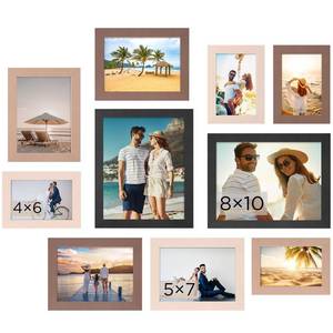 lot 2250 image: Funtopia 8x10 Picture Frames, Photo Frames Collage Wall Decor for Family, 5x7 4x6 Picture Frame Set for Wall Hanging or Tabletop Display