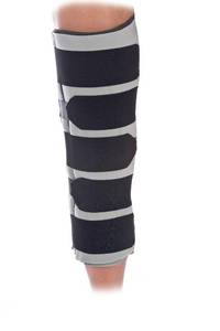 lot 3922 image: United Ortho 62016 Foam Knee Immobilizer, 16 Size, Black