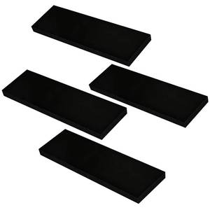 lot 3927 image: 4 Pcs HDPE Plastic Blocks, Black 1 x 3 x 12 High Density Polyethylene Cutting Board Material, Industrial DIY Plastic Sheet Block for Milling, Engineering, Crafting