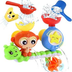 lot 3960 image: Bath Toys for Kids Ages 1-3 Toddler Bath Toys for Babies 1 2 3 Year Old Boys Girls Water Bathing Tub Toy for 12 18 Months Infant with Cups