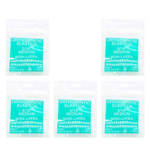 lot 4240 image: JMU Orthodontic Elastics 316 Medium, 500 pack Intraoral Rubber Bands Latex Free Dental Rubber Bands Made in USA