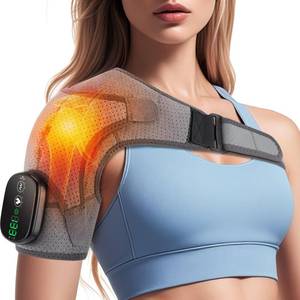 lot 6088 image: Cordless Shoulder Heating Pad, Shoulder Massager with Heat for Pain Relief, Heated Shoulder Wrap with Massage, 3 Heat & 3 Massage Modes, Rotator Cuff & Frozen Shoulder Support