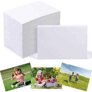 lot 6110 image: Fuutreo 200 Sheets Photo Paper 5 x 7 inch 200 gsm for Printer Picture Printer Paper Glossy White Photographic Photo Paper for Picture Printer Inkjet