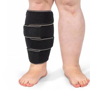lot 6153 image: Feamero Plus Size Calf Compression Wrap For Severely Swollen Calves With Lymphedema, Big Calf Brace Increases Circulation & Reduces Muscle Swelling for Women and Men (Short, XL)