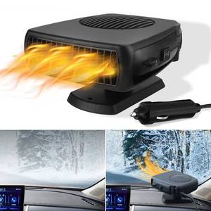 lot 6158 image: Car Heater, 200W Portable Windshield Defroster Fast Heating and Cooling Auto Defogger Window Defroster Automobile Windscreen Heaters Plug in Cigarette Lighter Heaters with 360 Degree Rotary (12V)