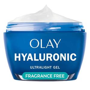 lot 6204 image: Olay Hyaluronic Acid Face Moisturizer, Instant Hydration for Women, Fragrance-Free - Dry Skin Solution, Glowing, Smoothing, Plumping, Renewing - Niacinamide, Amino Peptides 1.7 Oz