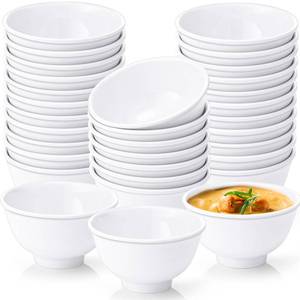 lot 9211 image: Tioncy 36 Pcs Bowls Set Unbreakable Dessert Soup Salad Bowls for Pasta Cereal Soup Dishwasher Safe (6 oz,White)