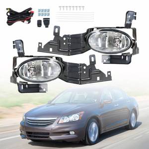 lot 9218 image: munirater 2-Pack Front Bumper Fog Light Assembly with Switch Wiring Kit Replacement for Accord Sedan 2011-2012