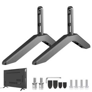 lot 11127 image: TV Stand, TV Legs Replacement for Smart 28 32 40 43 49 50 55 60 65 Table Top TV Base Holds Up to 80 lbs