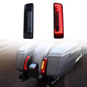 lot 11139 image: LED Saddlebag Tail Light for Harley 2025 Road Glide Street Glide,Smoked Turn Signal DRL Break Filler Fender Panel Lamp Rear Light for Road Glide Street Glide 2024-2025,CVO 2023-2025 Accessories