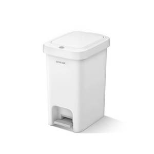 lot 11148 image: MOPALL Slim Bathroom Trash Can with Lid - 1.9 Gallon Dual-Way Opening (Step Pedal & Press Top) Small Trash Can for Narrow Spaces, Rust-Proof Wastebasket Small Garbage Can for Bathroom, Bedroom, Office