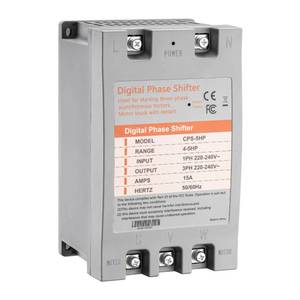 lot 11166 image: LGIB Single Phase to 3 Phase Converter��5HP 220V 3 Phase Converter��220V-240V InputOutput Digital Phase Shift for 5HP Motor